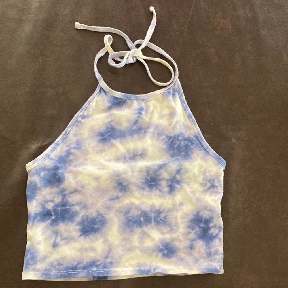 Aeropostale Tye Dye Halter Crop Top Size Small